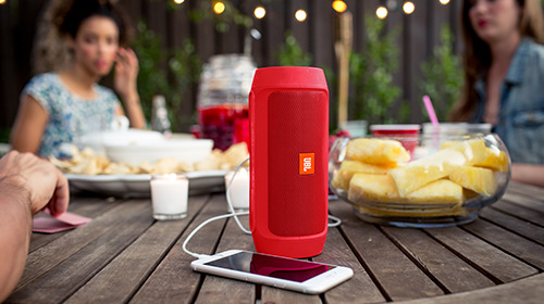 Přenosný reproduktor JBL Charge 2+ červený