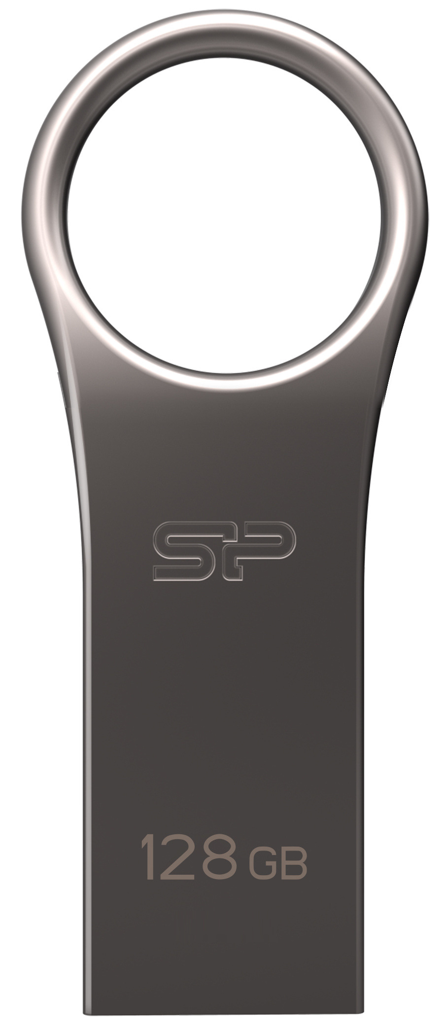 USB Flash Silicon Power Jewel J80 128 GB stříbrný