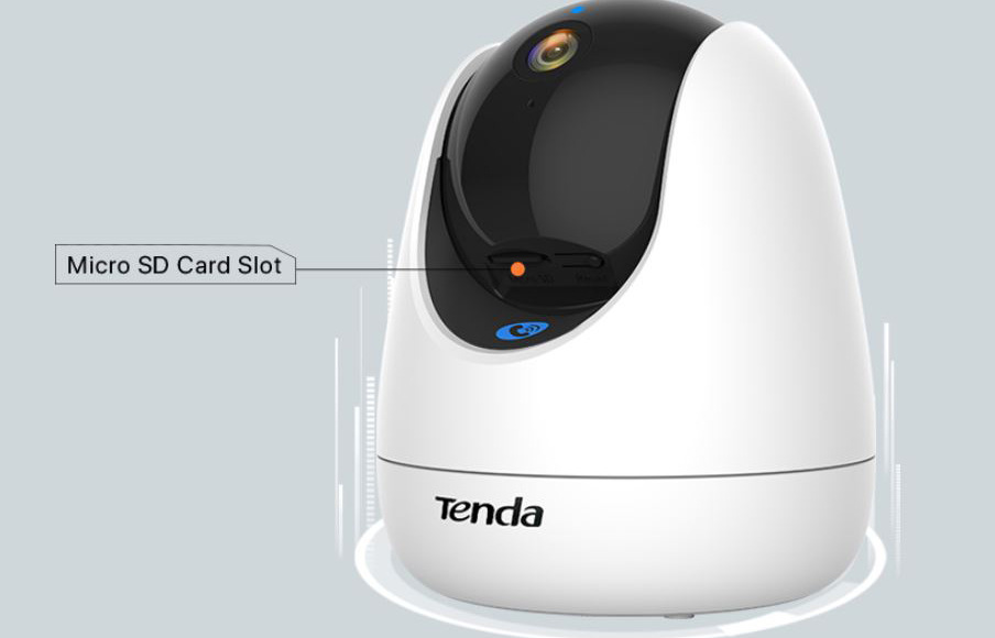 IP kamera Tenda RP3 Pro, rotační, WiFi 6 bílá