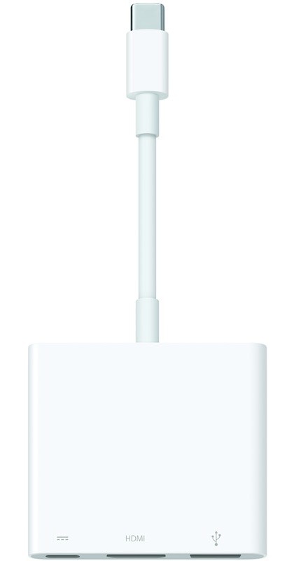 Redukce Apple USB-C / víceportový digitální AV adaptér (2024) bílá