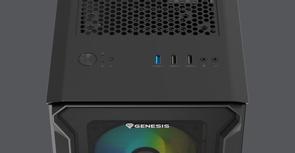 Case Genesis IRID 503 V2 ARGB černá Genesis IRID 503 V2 ARGB (NPC-1559)