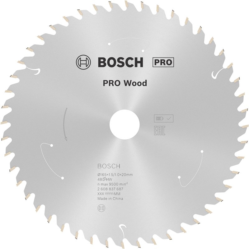 Pilový kotouč Bosch PRO 2.608.837.687 se 48 zuby s geometrií ATB