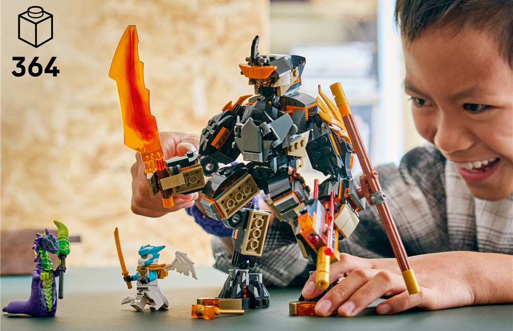 Pohyblivý Coleův robot nabízí řadu nastavitelných částí, kokpit, batoh se zbraněmi a výšku přes 19 cm.