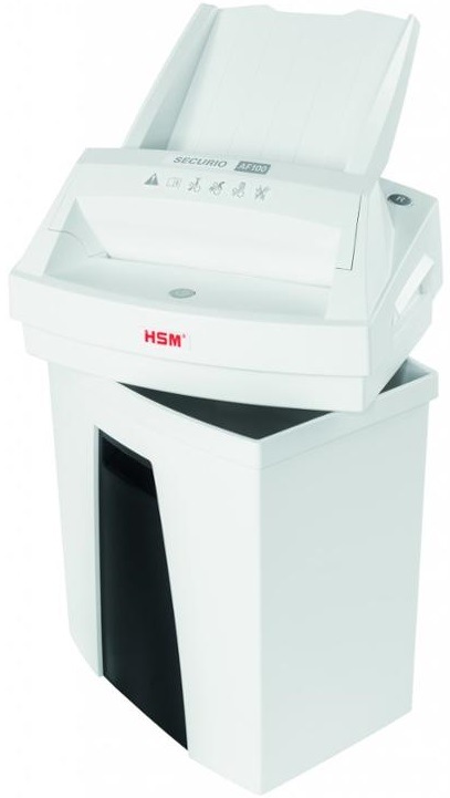 Skartovač HSM Securio AF100, 8 listů, 25 l, P4, podavač