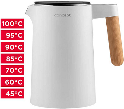 Rychlovarná konvice Concept RK3300 bílá