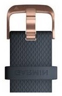 Řemínek Garmin Quick Release (20 mm), silikonový modrý/rose gold Řemínek Garmin Quick Release (20 mm), silikonový modrý/rose gold
