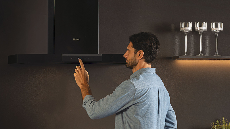 Odsavač par Haier I-Link Series 6 HATS6DS46BWIFI černý Odsavač par Haier I-Link Series 6 HATS6DS46BWIFI černý