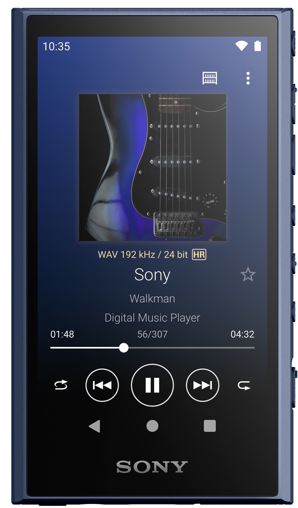 MP3 přehrávač Sony NW-A306L, modrý