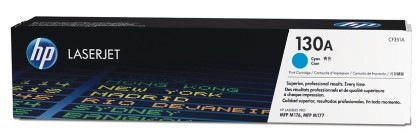 Toner HP 130A, 1 000 stran azurový