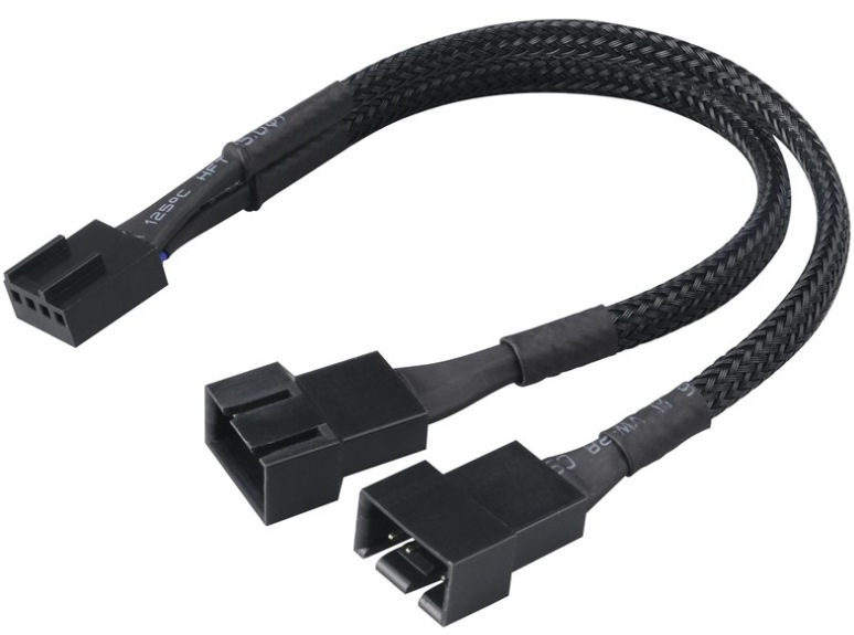 Rozbočovač AKASA PWM FAN Splitter 15cm