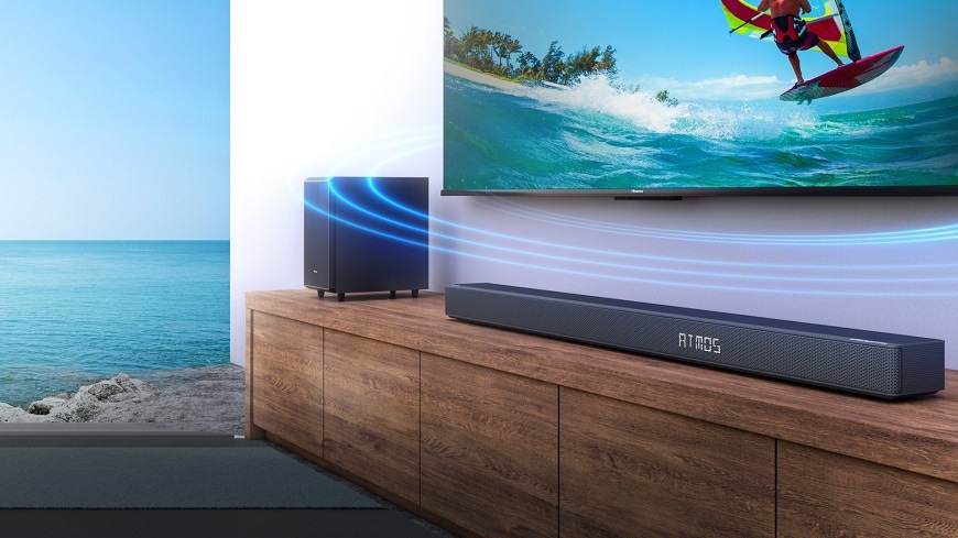 Soundbar Hisense AX5125H, černá, ideální k TV Hisense