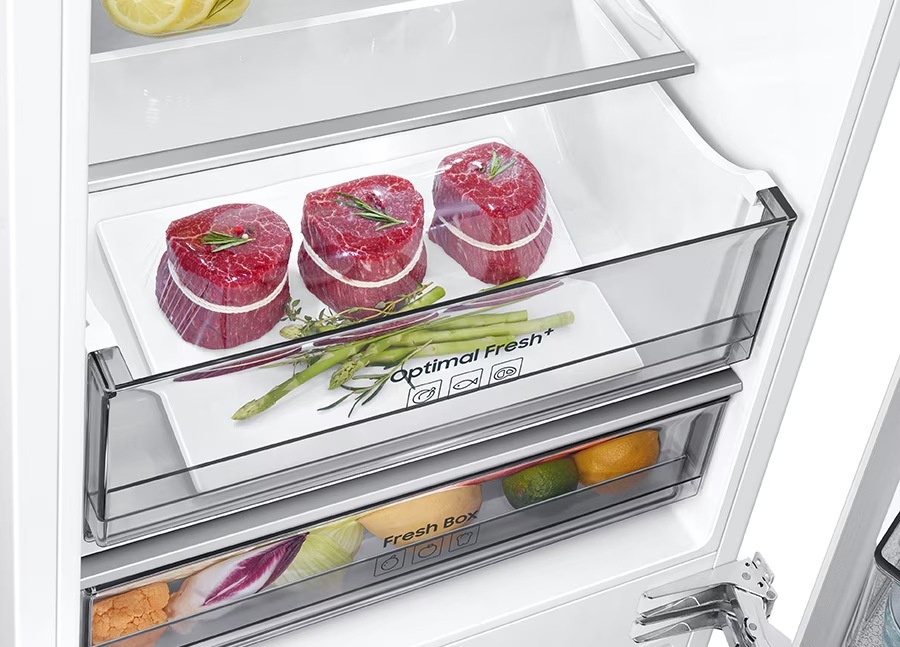 Chladnička s mrazničkou Samsung BRB80F30ADS0EO bílá Chladnička Samsung BRB80F30ADS0EO - zásuvka Optimal Fresh +