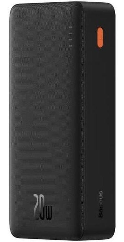 Powerbanka Baseus s kapacitou 30 000 mAh, černá barva