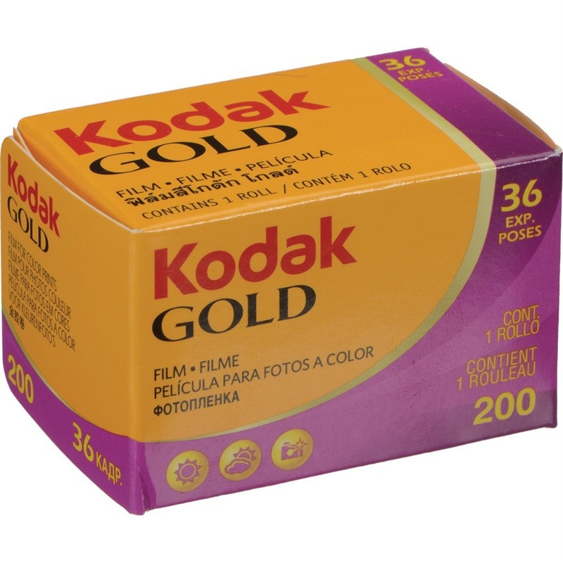 Profesionální negativní film Kodak nabízí 36 snímků, vysoká ostrost 