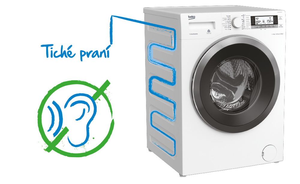 Pračka Beko Superia WMY 71243 CS PTLMB1 bílá