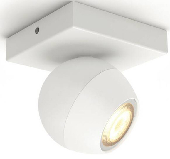 Bodové svítidlo Philips Hue Buckram White Ambiance Spot, bez ovladače bílé