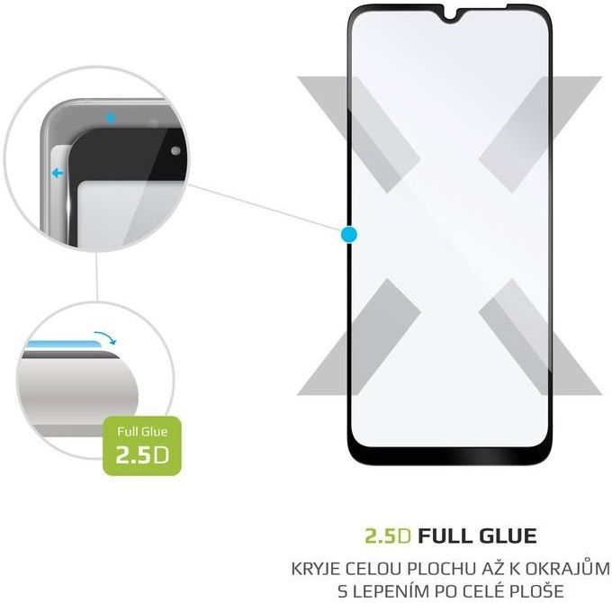 Tvrzené sklo FIXED Full-Cover na Xiaomi Redmi 9A Sport/9i Sport černé