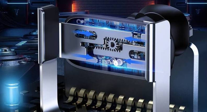Držák na mobil Baseus Mini Electric Phone holder stříbrný Držák na mobil Baseus Mini Electric Phone holder stříbrný
