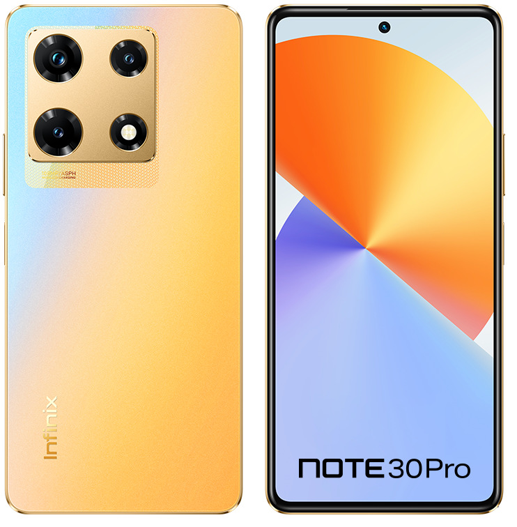 Mobilní telefon Infinix Note 30 PRO 8 GB / 256 GB zlatý