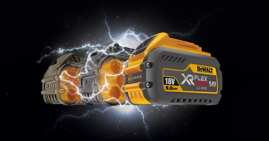 Set baterie a nabíječky Dewalt XR FLEXVOLT DCB118X2