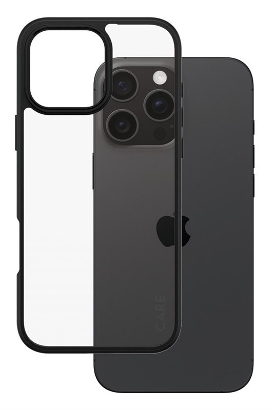 Kryt na mobil PanzerGlass CARE Urban Combat na Apple iPhone 16 Pro Max černý/průhledný