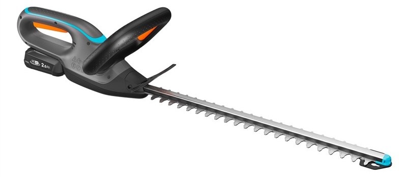 Nůžky na živý plot Gardena EasyCut 45/18V jsou vybaveny ergonomicky tvarovanou rukojetí