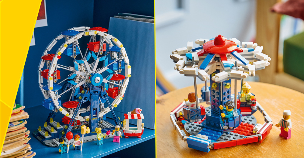 Stavebnice LEGO® Creator 3 v 1 31389 Kultovní ruské kolo Čtyři minifigurky umožní dětem usazovat postavy do atrakcí a vymýšlet vlastní lunaparková dobrodružství.