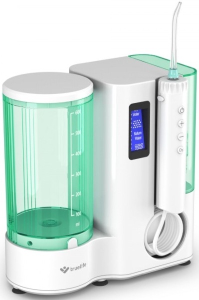 Ústní sprcha TrueLife AquaFloss Station O300 Ozone bílá/zelená TrueLife AquaFloss Station O300 Ozone, bílá/zelená