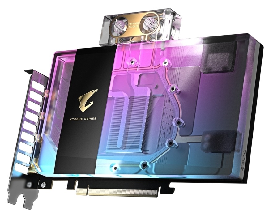 Grafická karta GIGABYTE AORUS GeForce RTX 5080 XTREME WATERFORCE WB 16G