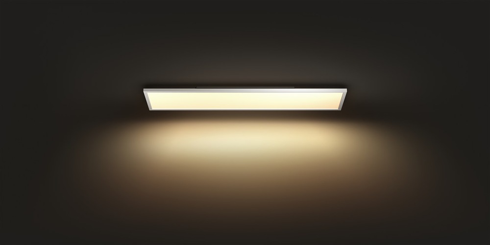 Stropní svítidlo Philips Hue Aurelle Panel, 120x30 cm bílé