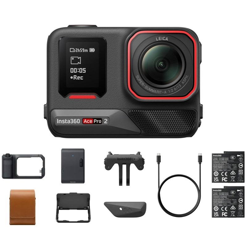 Insta360 Ace Pro 2 Flash Print Bundle, černá