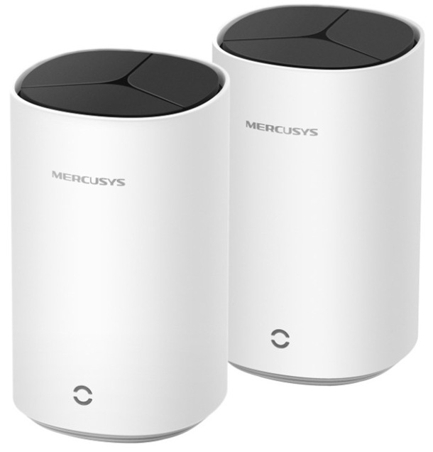 Router Mercusys Halo E85X AX3000 Mesh Wi-Fi 6 se dvěma jednotkami v bílém provedení