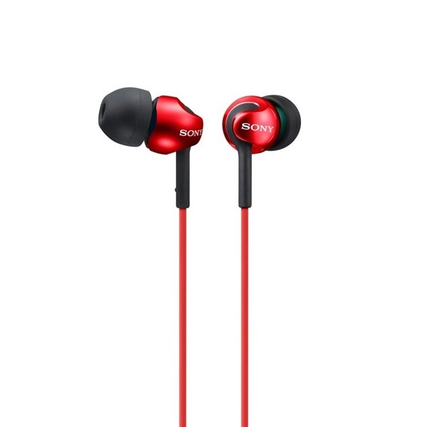 Sluchátka Sony MDREX110LPR.AE červená