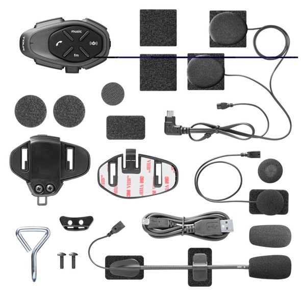 Handsfree Interphone TOUR HD černé Handsfree Interphone TOUR HD černé