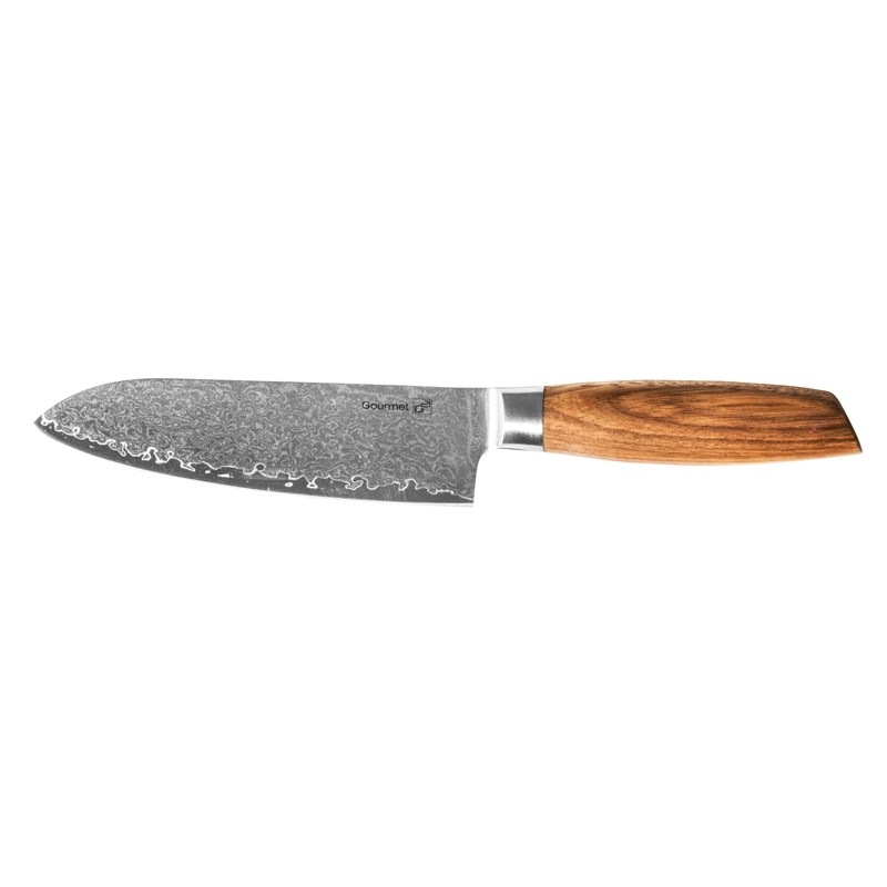 Nůž SANTOKU G21 Gourmet Damascus 17 cm, rukojeť zebrawood