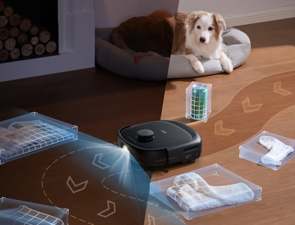 Robotický vysavač Anker Eufy Omni E25 černý Robotický vysavač Anker Eufy Omni E25 analyzuje překážky pomocí kombinovaného navigačního systému