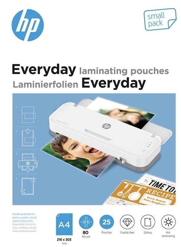 Laminovací fólie HP s tloušťkou 80 mikronů, 25 ks v balení