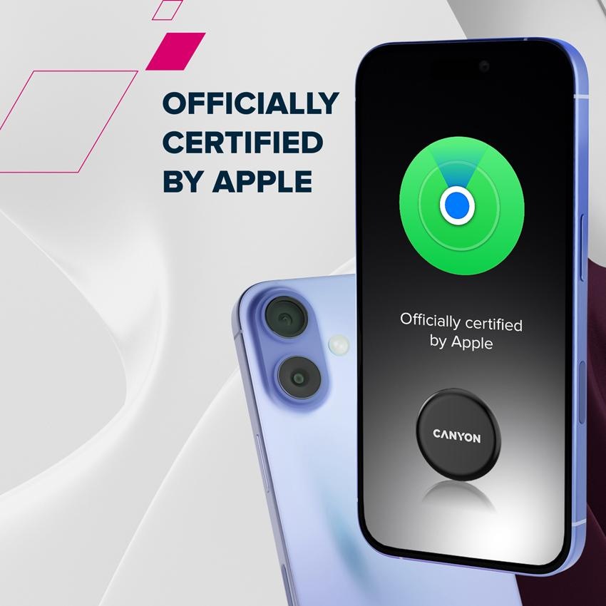 Lokátory jsou certifikovány společností Apple
