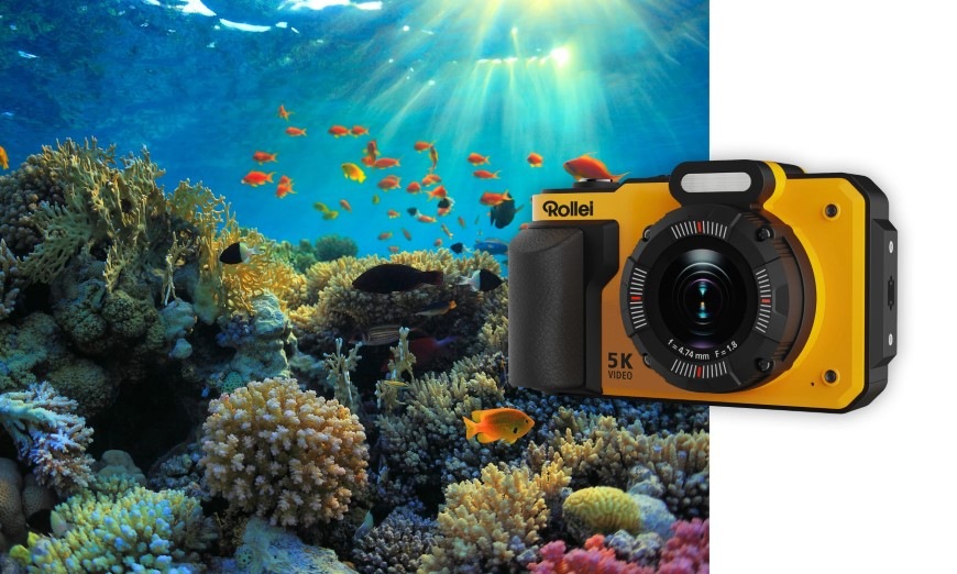Život pod hladinou zachycený pomocí odolné kamery Rollei Sportsline 64 Pro