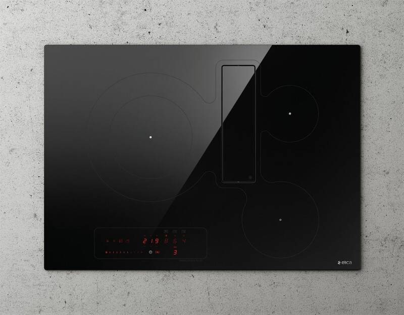 Indukční varná deska s odsáváním Elica NIKOLATESLA FIT 3Z BL/A/60 černá
