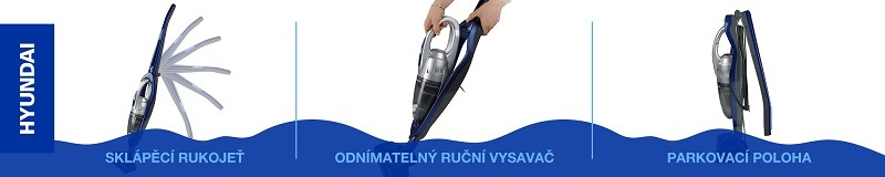 Tyčový vysavač Hyundai VC 020 B Tyčový vysavač Hyundai VC 020 B