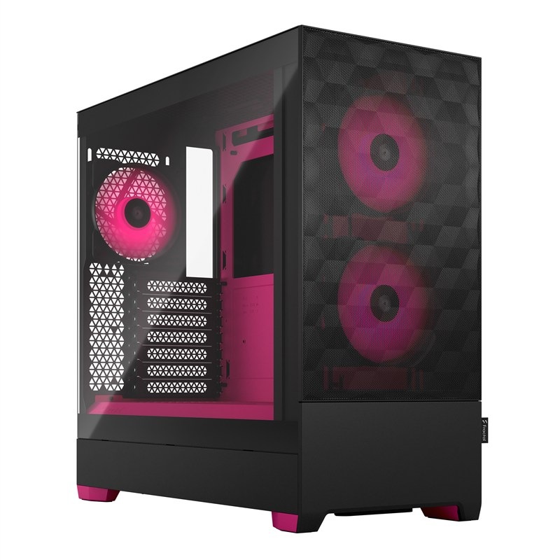 FRACTAL DESIGN Pop Air RGB Magenta Core Tempered Glass Clear Tint