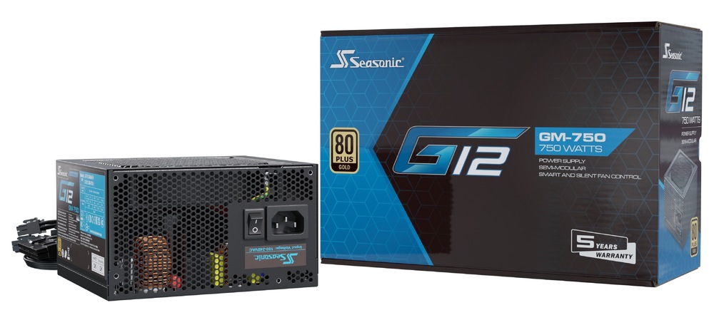 Zdroj Seasonic G12 GM-750 Gold černý Seasonic G12 GM-750