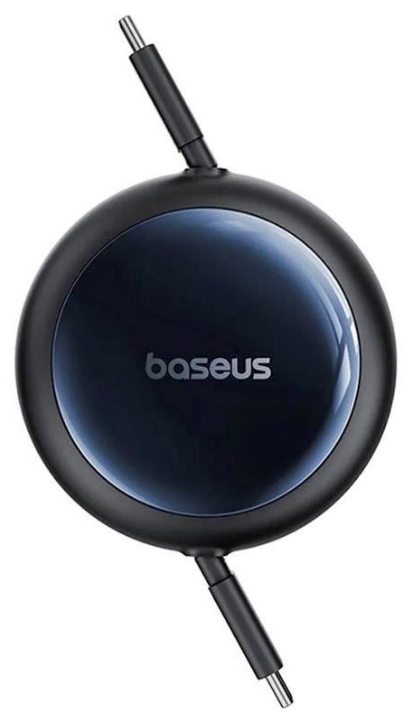 Kabel Baseus Nomos Retractable, USB-C/USB-C 1,5m černý
