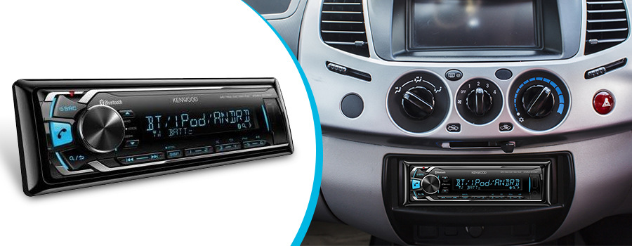 Autorádio KENWOOD KMM-303BT černá barva
