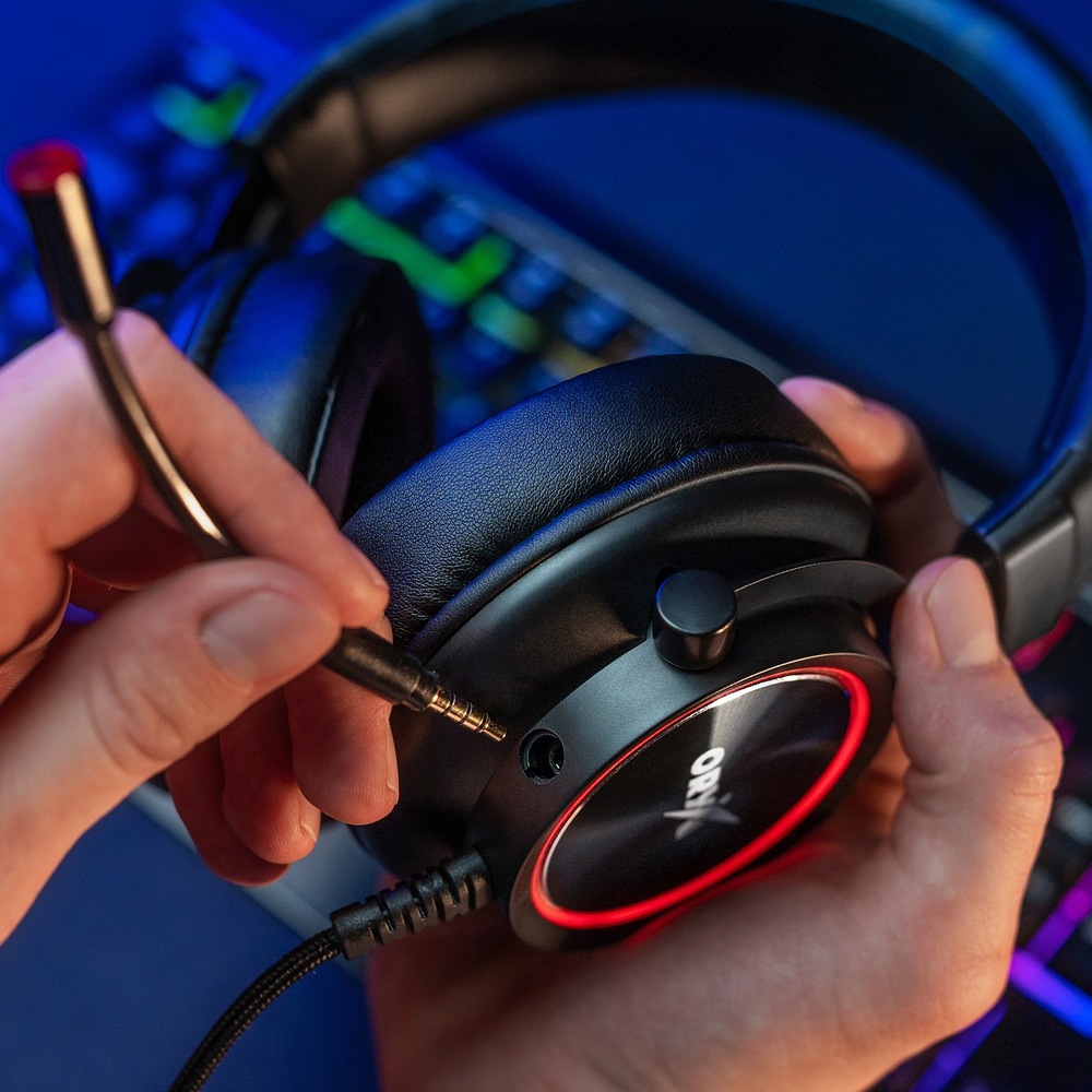 Headset Niceboy ORYX X500 Shadow černý Headset Niceboy ORYX X500 Shadow
