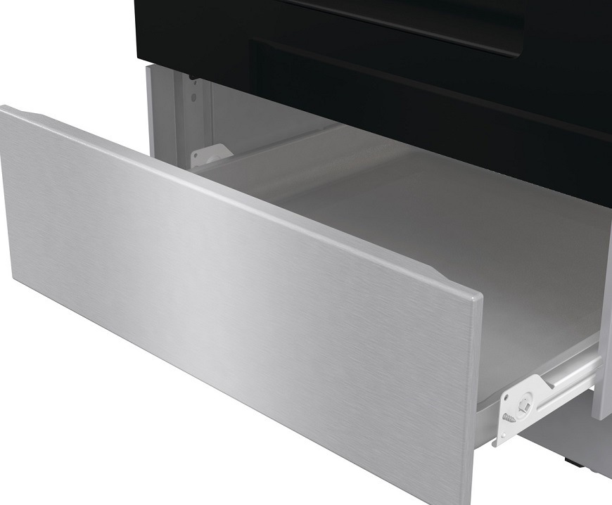 Sporák Gorenje GKS6C71XF, nerezová, úložná zásuvka