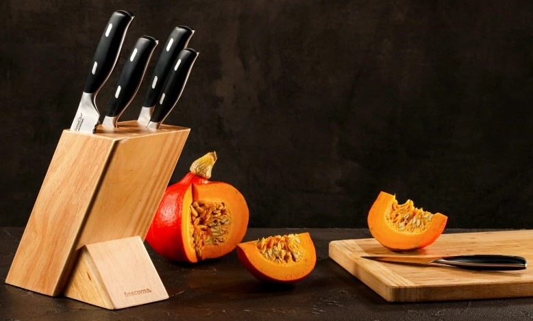 Sada kuchyňských nožů Tescoma GrandCHEF GrandCHEF, s 5 noži nerez/dřevo