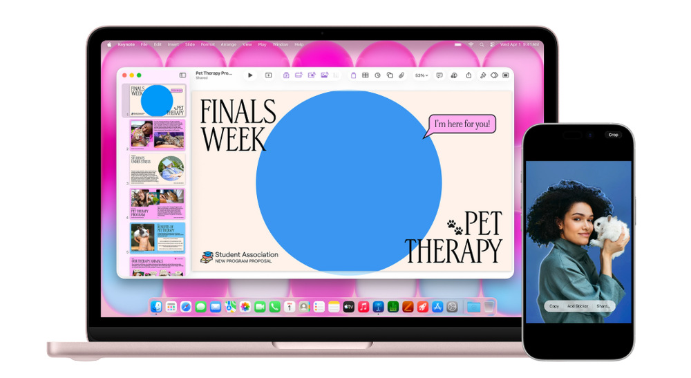 Notebook Apple MacBook Neo 13" A18 Pro 6× CPU 5× GPU, 8 GB, 256 GB - stříbrný CZ Apple MacBook Neo si dokonale rozumí s iPhonem