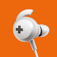 Sluchátka Philips SHB4305WT bílá Vysoce stabilní
